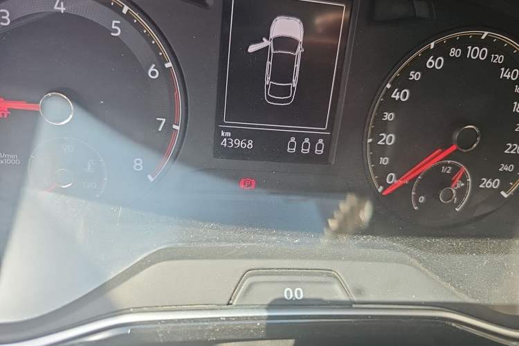 Used Volkswagen Sagitar 2019 280TSI DSG Comfort Version China VI Standard Odometer Close Up