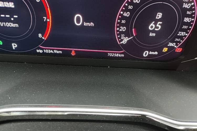 Used Volkswagen Sagitar 2019 280TSI DSG Luxury Version China VI Standard Odometer Close Up