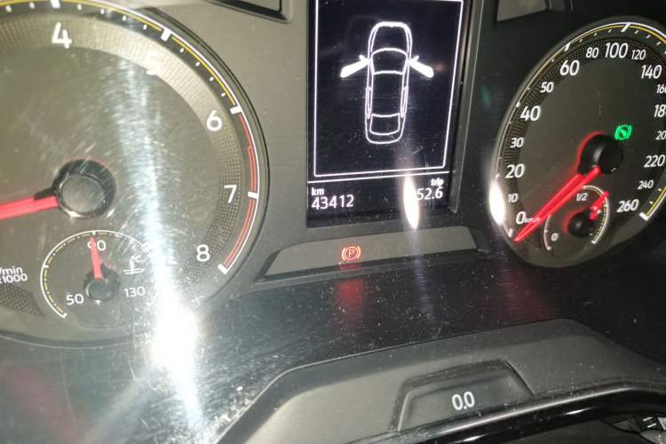 Used Volkswagen Sagitar 2019 280TSI DSG Comfort Version China VI Standard Odometer Close Up