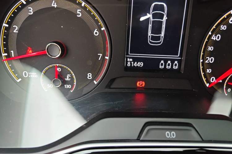 Used Volkswagen Sagitar 2019 280TSI DSG Comfort Version China VI Standard Odometer Close Up