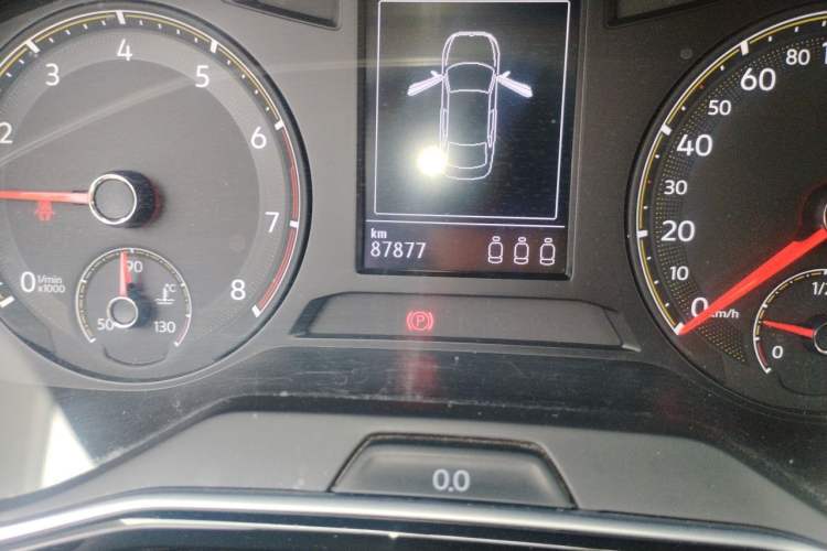 Used Volkswagen Sagitar 2019 200TSI DSG Comfort Version China VI Standard Odometer Close Up