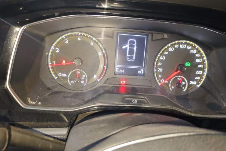 Used Volkswagen Sagitar 2019 280TSI DSG Comfort Version China VI Standard Odometer Close Up