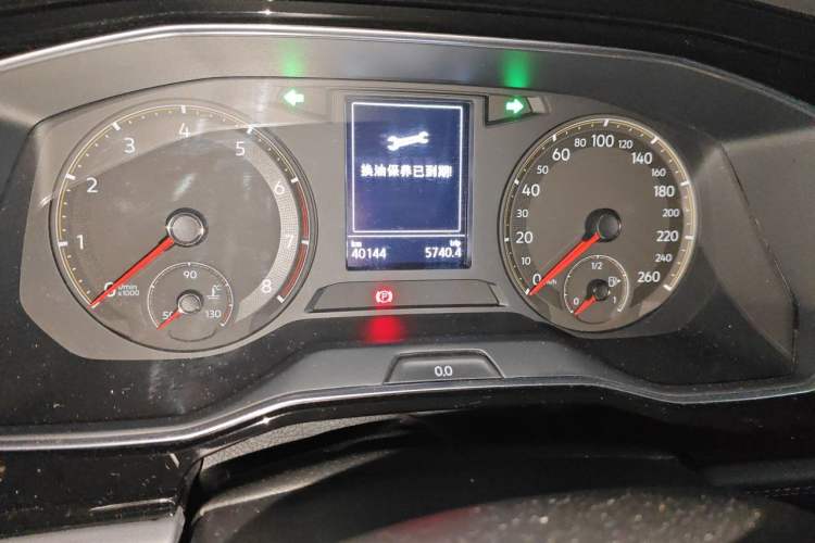 Used Volkswagen Sagitar 2019 280TSI DSG Comfort Version China VI Standard Odometer Close Up