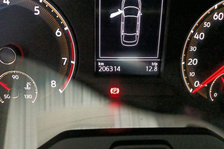 Used Volkswagen Sagitar 2019 280TSI DSG Comfort Version China VI Standard Odometer Close Up