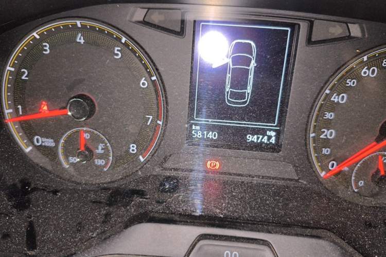 Used Volkswagen Sagitar 2019 280TSI DSG Comfort Version China VI Standard Odometer Close Up