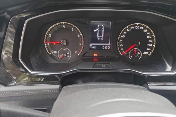 Used Volkswagen Sagitar 2019 280TSI DSG Comfort Version China VI Standard Odometer Close Up