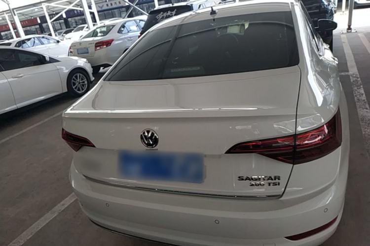Used Volkswagen Sagitar 2019 280TSI DSG Luxury Version China VI Standard Rear