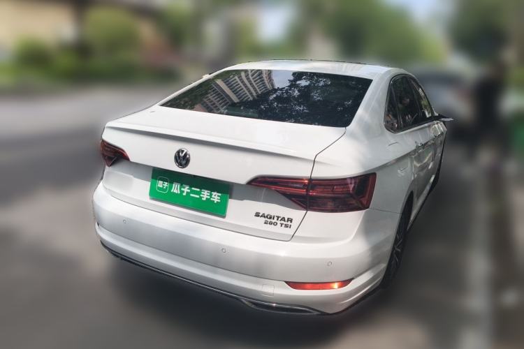 Used Volkswagen Sagitar 2019 280TSI DSG Comfort Version China VI Standard Rear Right 45 Deg