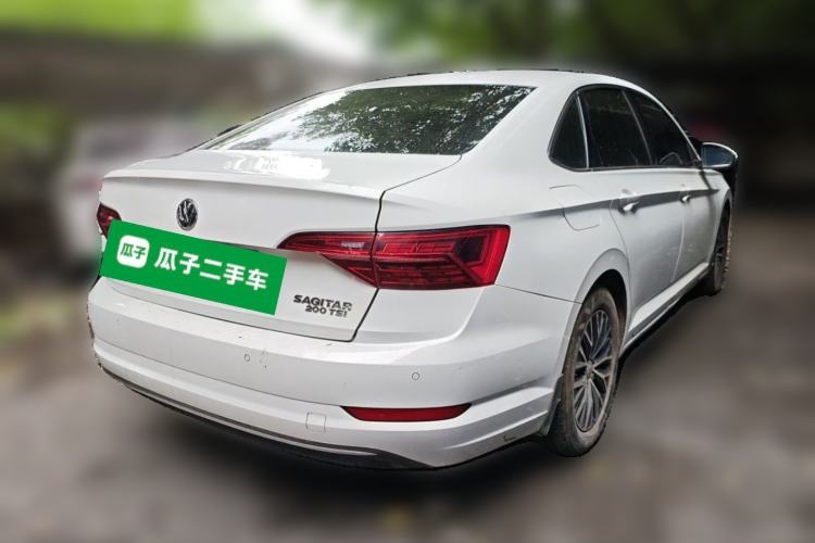 Used Volkswagen Sagitar 2019 200TSI DSG Comfort Version China VI Standard Rear Right 45 Deg