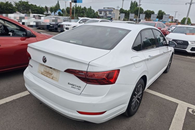 Used Volkswagen Sagitar 2019 280TSI DSG Comfort Version China VI Standard Rear Right 45 Deg
