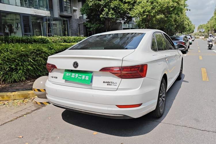 Used Volkswagen Sagitar 2019 280TSI DSG Comfort Version China VI Standard Rear Right 45 Deg