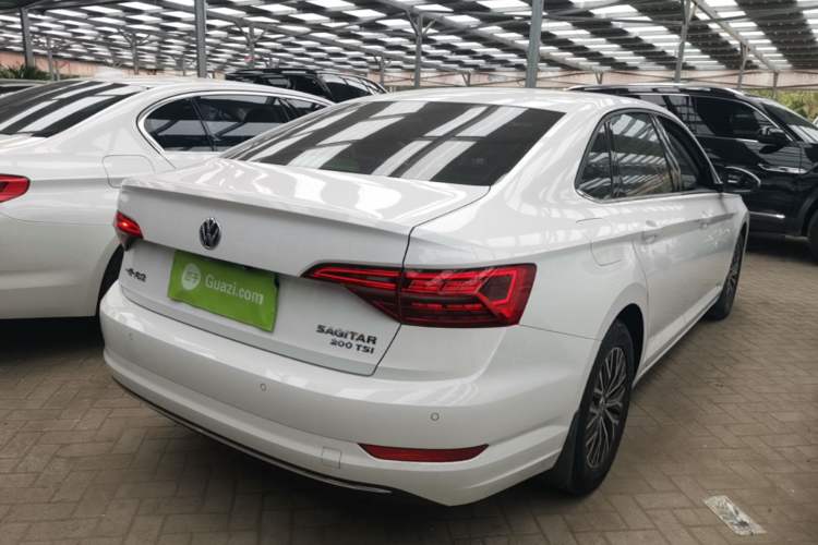 Used Volkswagen Sagitar 2019 200TSI DSG Comfort Version China VI Standard Rear Right 45 Deg