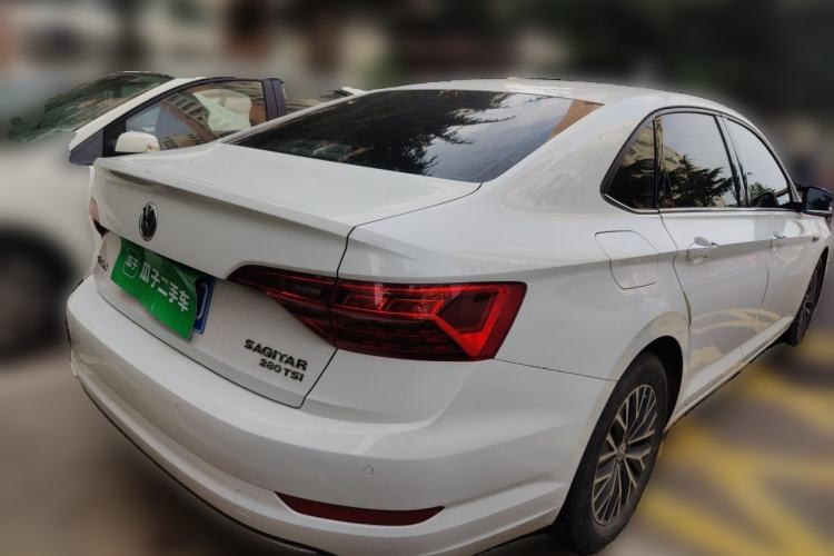 Used Volkswagen Sagitar 2019 280TSI DSG Comfort Version China VI Standard Rear Right 45 Deg