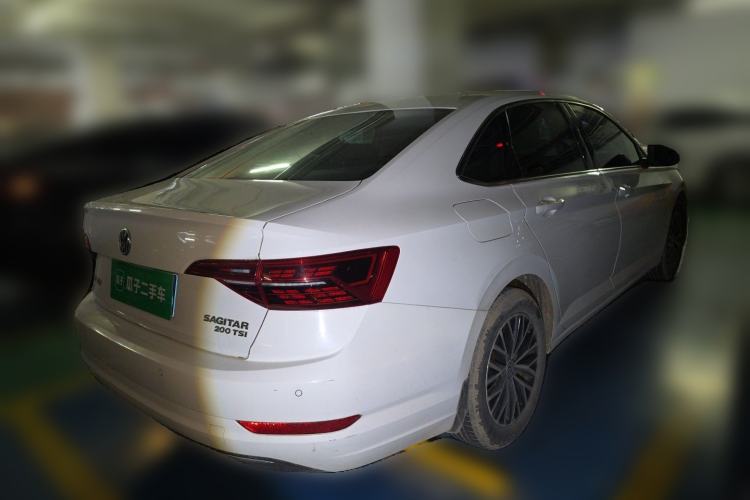 Used Volkswagen Sagitar 2019 200TSI DSG Comfort Version China VI Standard Rear Right 45 Deg