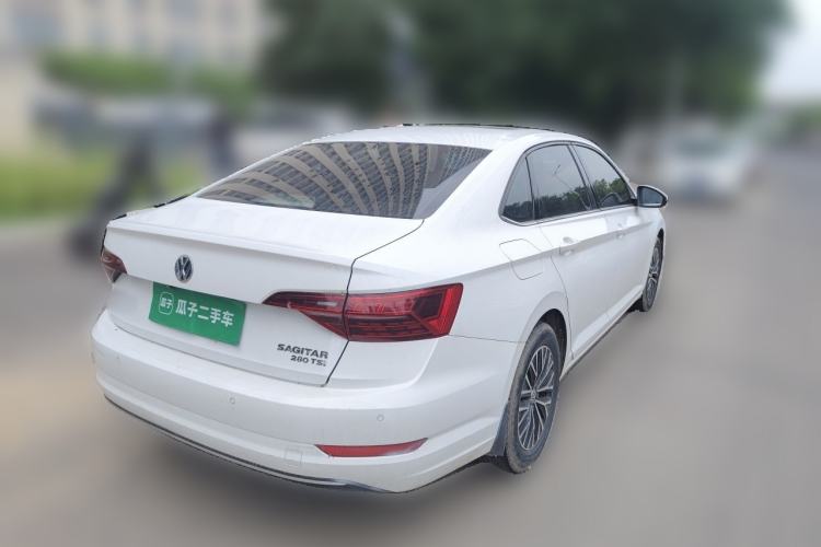Used Volkswagen Sagitar 2019 280TSI DSG Comfort Version China V Standard Rear Right 45 Deg