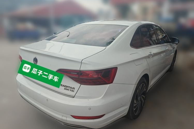 Used Volkswagen Sagitar 2019 280TSI DSG Luxury Model China V Emission Standard Rear Right 45 Deg
