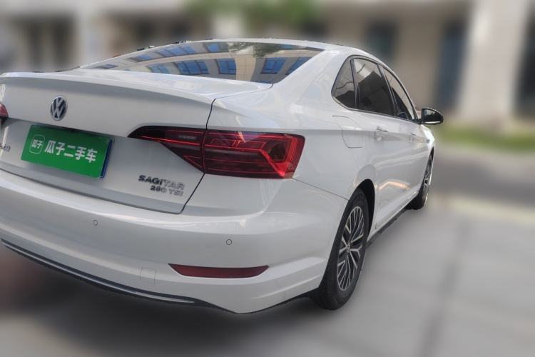 Used Volkswagen Sagitar 2019 280TSI DSG Comfort Version China VI Standard Rear Right 45 Deg