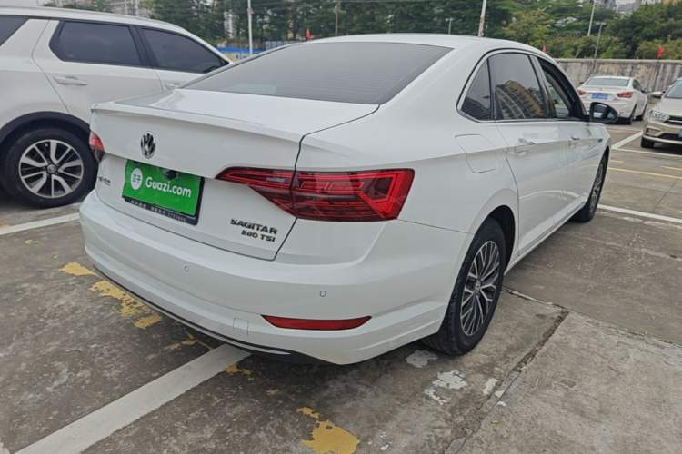 Used Volkswagen Sagitar 2019 280TSI DSG Comfort Version China VI Standard Rear Right 45 Deg