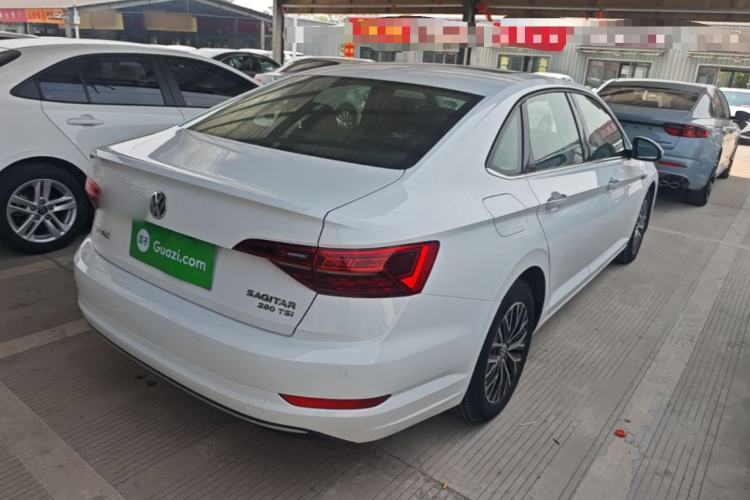 Used Volkswagen Sagitar 2019 280TSI DSG Comfort Version China VI Standard Rear Right 45 Deg