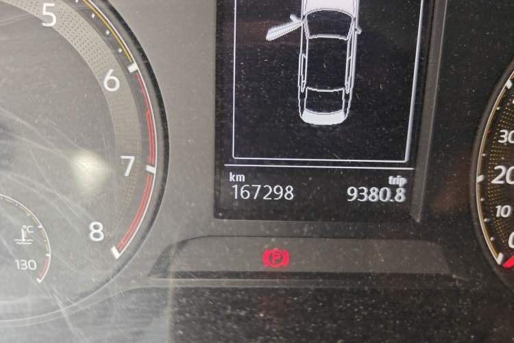 Used Volkswagen Sagitar 2019 280TSI DSG Comfort Version China VI Standard Odometer Close Up
