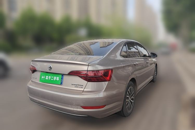 Used Volkswagen Sagitar 2019 280TSI DSG Comfort Version China VI Standard Rear Right 45 Deg