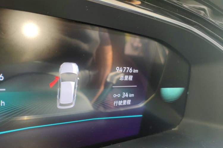 Used Volkswagen Sagitar 2020 280TSI DSG Comfort Version China VI Standard Odometer Close Up