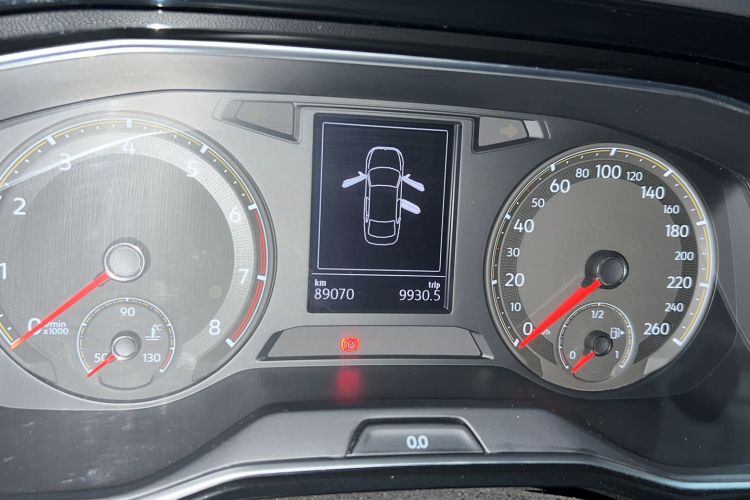 Used Volkswagen Sagitar 2020 280TSI DSG Comfort Version China VI Standard Odometer Close Up