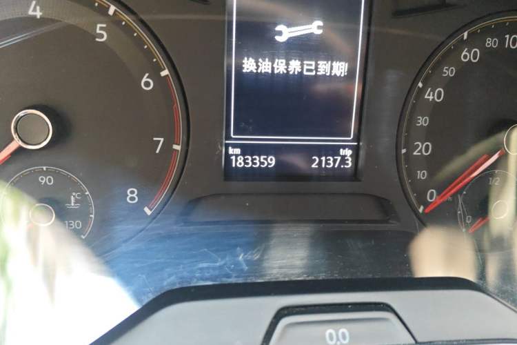 Used Volkswagen Sagitar 2020 280TSI DSG Comfort Version China VI Standard Odometer Close Up