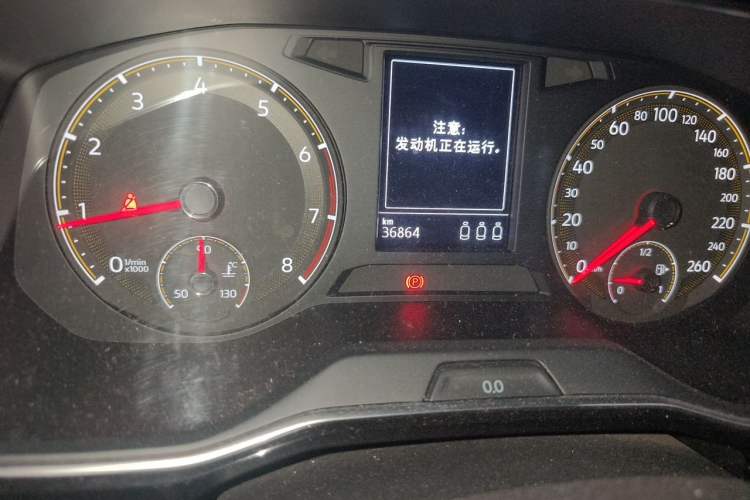 Used Volkswagen Sagitar 2020 200TSI DSG Comfort Version China VI Standard Odometer Close Up