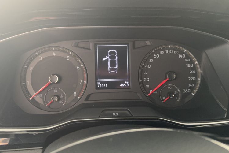 Used Volkswagen Sagitar 2020 280TSI DSG Comfort Version China VI Standard Odometer Close Up