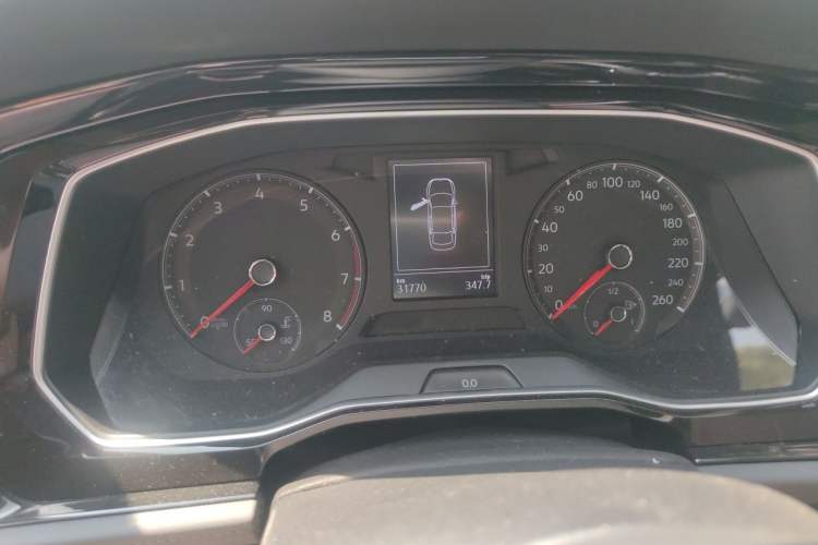 Used Volkswagen Sagitar 2020 280TSI DSG Comfort Version China VI Standard Odometer Close Up