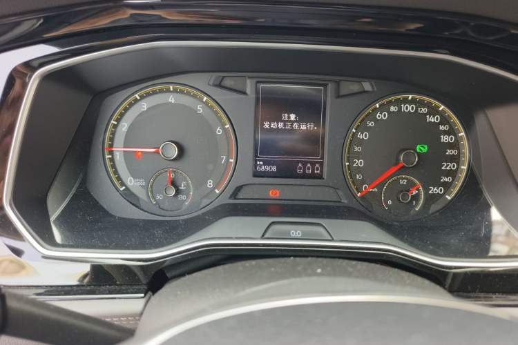 Used Volkswagen Sagitar 2020 280TSI DSG Comfort Version China VI Standard Odometer Close Up