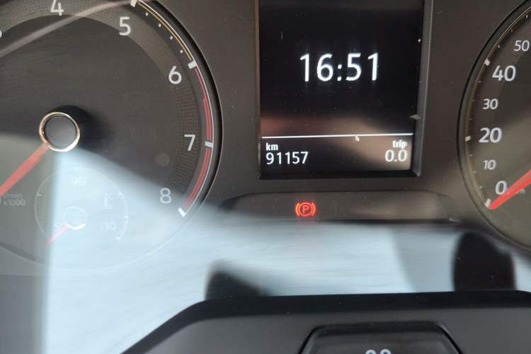 Used Volkswagen Sagitar 2020 280TSI DSG Comfort Version China VI Standard Odometer Close Up