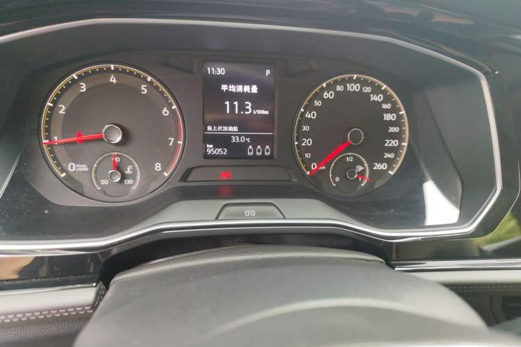 Used Volkswagen Sagitar 2020 280TSI DSG Comfort Version China VI Standard Odometer Close Up