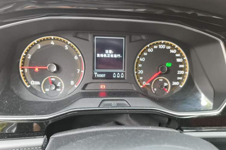 Used Volkswagen Sagitar 2020 280TSI DSG Comfort Version China VI Standard Odometer Close Up