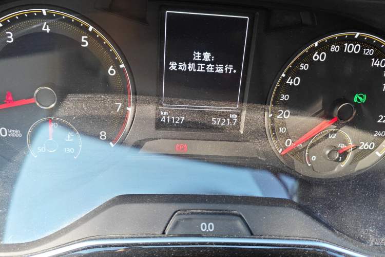 Used Volkswagen Sagitar 2020 200TSI DSG Comfort Version China VI Standard Odometer Close Up