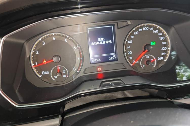 Used Volkswagen Sagitar 2020 280TSI DSG Comfort Version China VI Standard Odometer Close Up