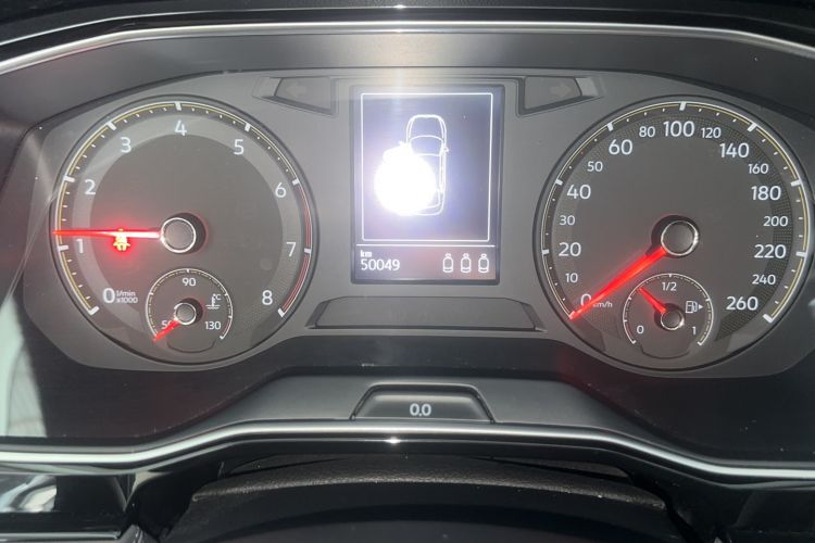 Used Volkswagen Sagitar 2020 280TSI DSG Comfort Version China VI Standard Odometer Close Up