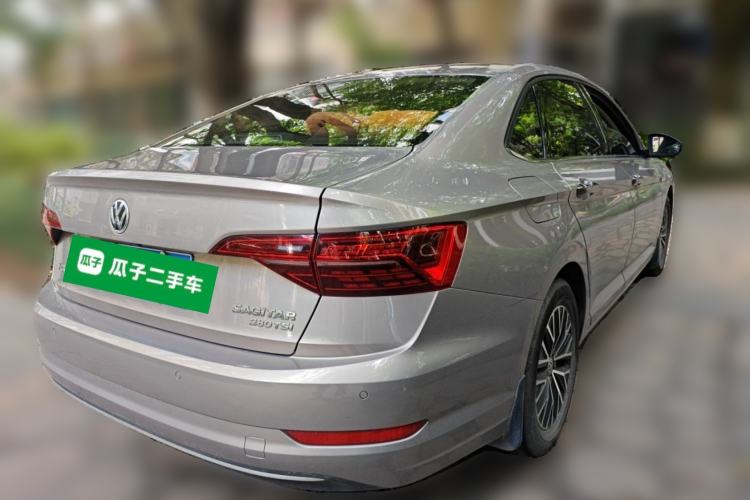 Used Volkswagen Sagitar 2020 280TSI DSG Comfort Version China VI Standard Rear Right 45 Deg