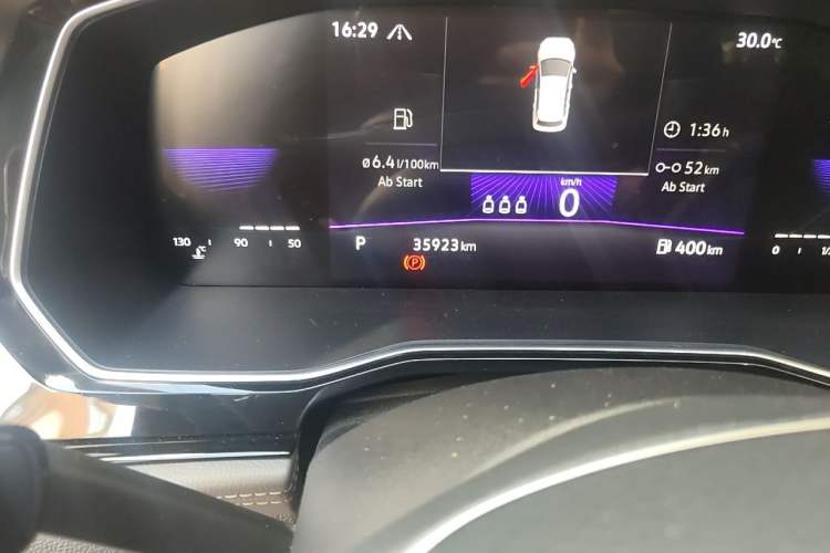 Used Volkswagen Sagitar 2020 280TSI DSG Comfort Version China VI Standard Odometer Close Up