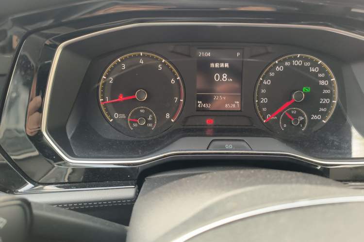 Used Volkswagen Sagitar 2020 280TSI DSG Comfort Version China VI Standard Odometer Close Up