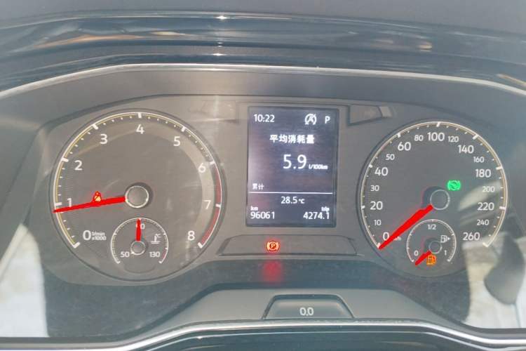 Used Volkswagen Sagitar 2020 200TSI DSG Comfort Version China VI Standard Instrument Cluster