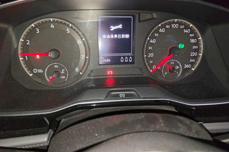 Used Volkswagen Sagitar 2020 280TSI DSG Comfort Version China VI Standard Odometer Close Up