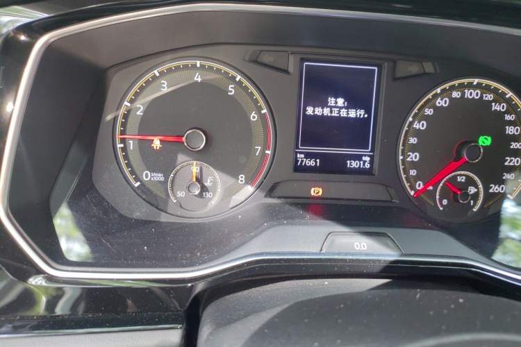 Used Volkswagen Sagitar 2020 280TSI DSG Comfort Version China VI Standard Odometer Close Up