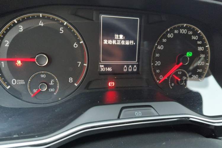 Used Volkswagen Sagitar 2020 280TSI DSG Comfort Version China VI Standard Odometer Close Up