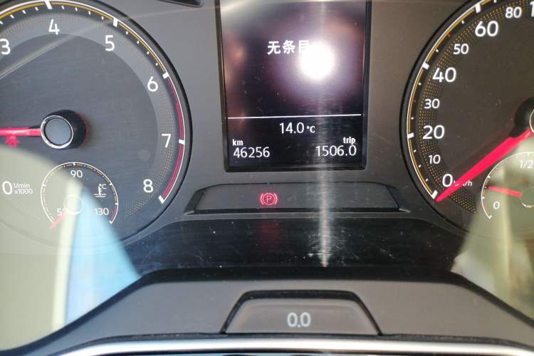 Used Volkswagen Sagitar 2020 200TSI DSG Comfort Version China VI Standard Odometer Close Up
