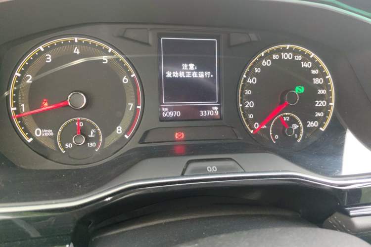 Used Volkswagen Sagitar 2020 280TSI DSG Comfort Version China VI Standard Odometer Close Up