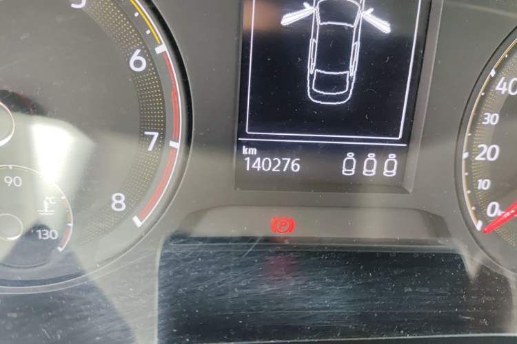 Used Volkswagen Sagitar 2020 280TSI DSG Comfort Version China VI Standard Odometer Close Up