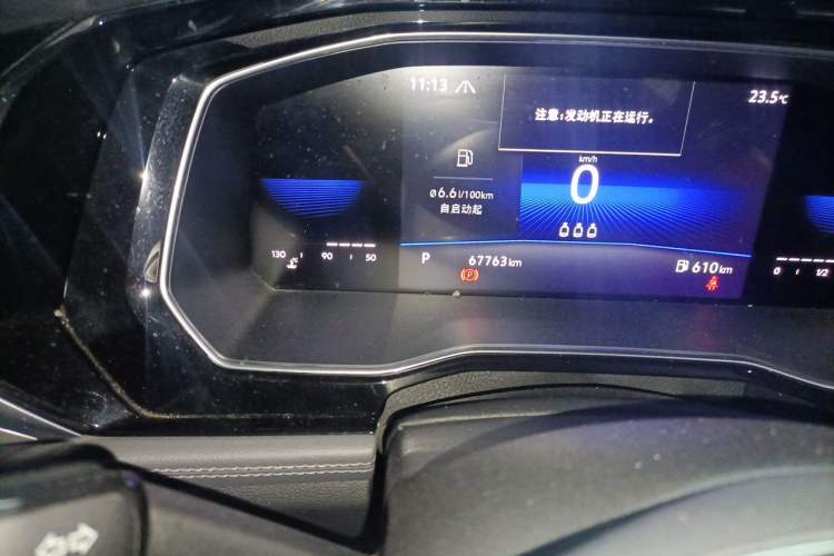 Used Volkswagen Sagitar 2020 280TSI DSG Comfort Version China VI Standard Odometer Close Up