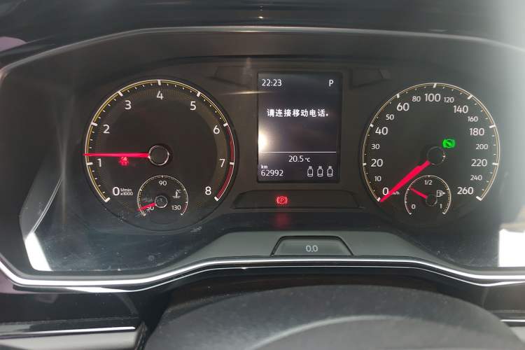 Used Volkswagen Sagitar 2020 280TSI DSG Comfort Version China VI Standard Odometer Close Up